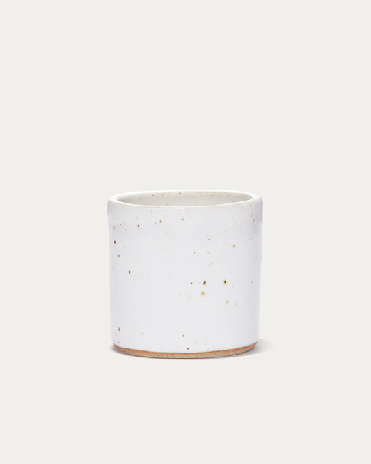 White Speckled Pot